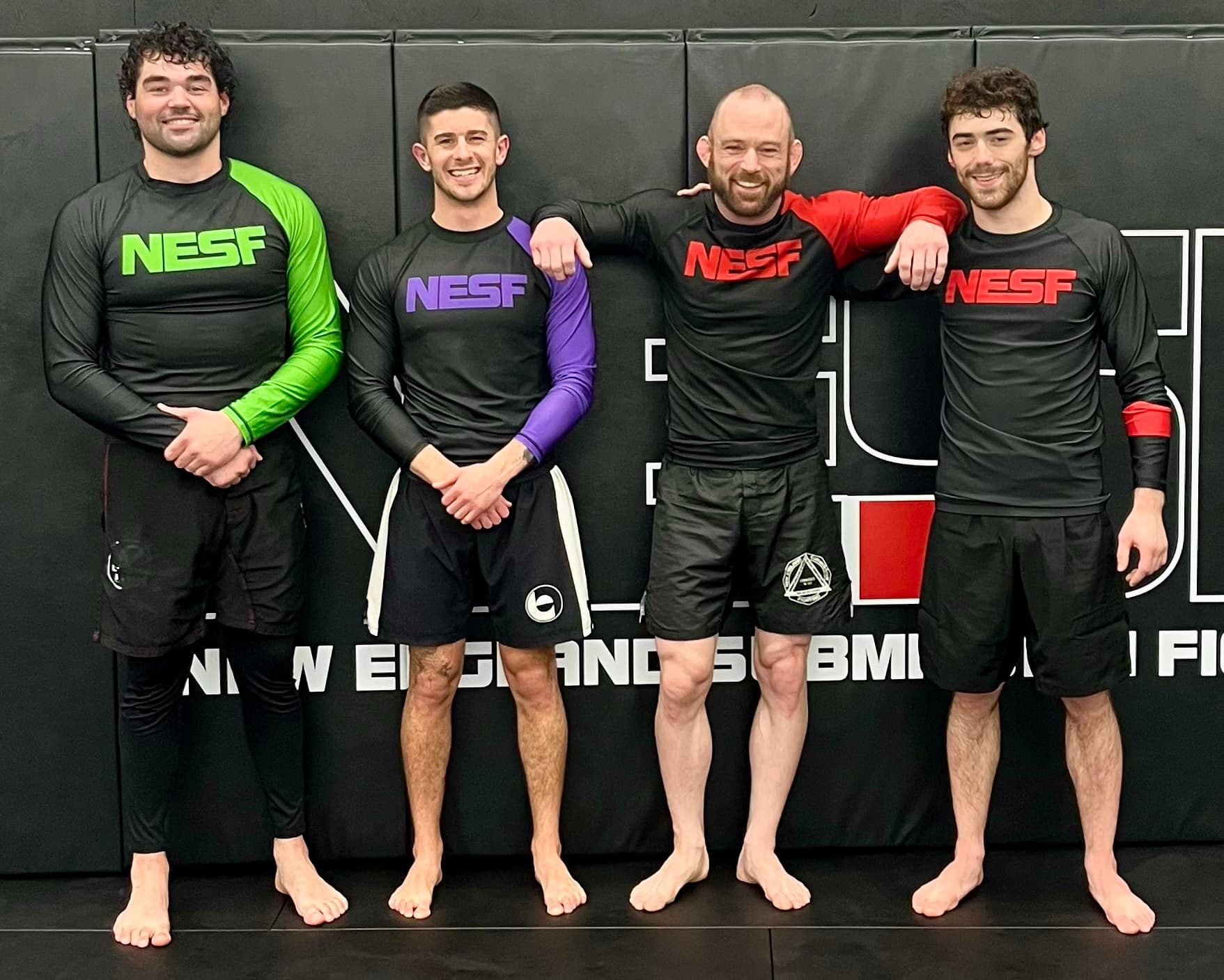 Students with head instructor after promotions.